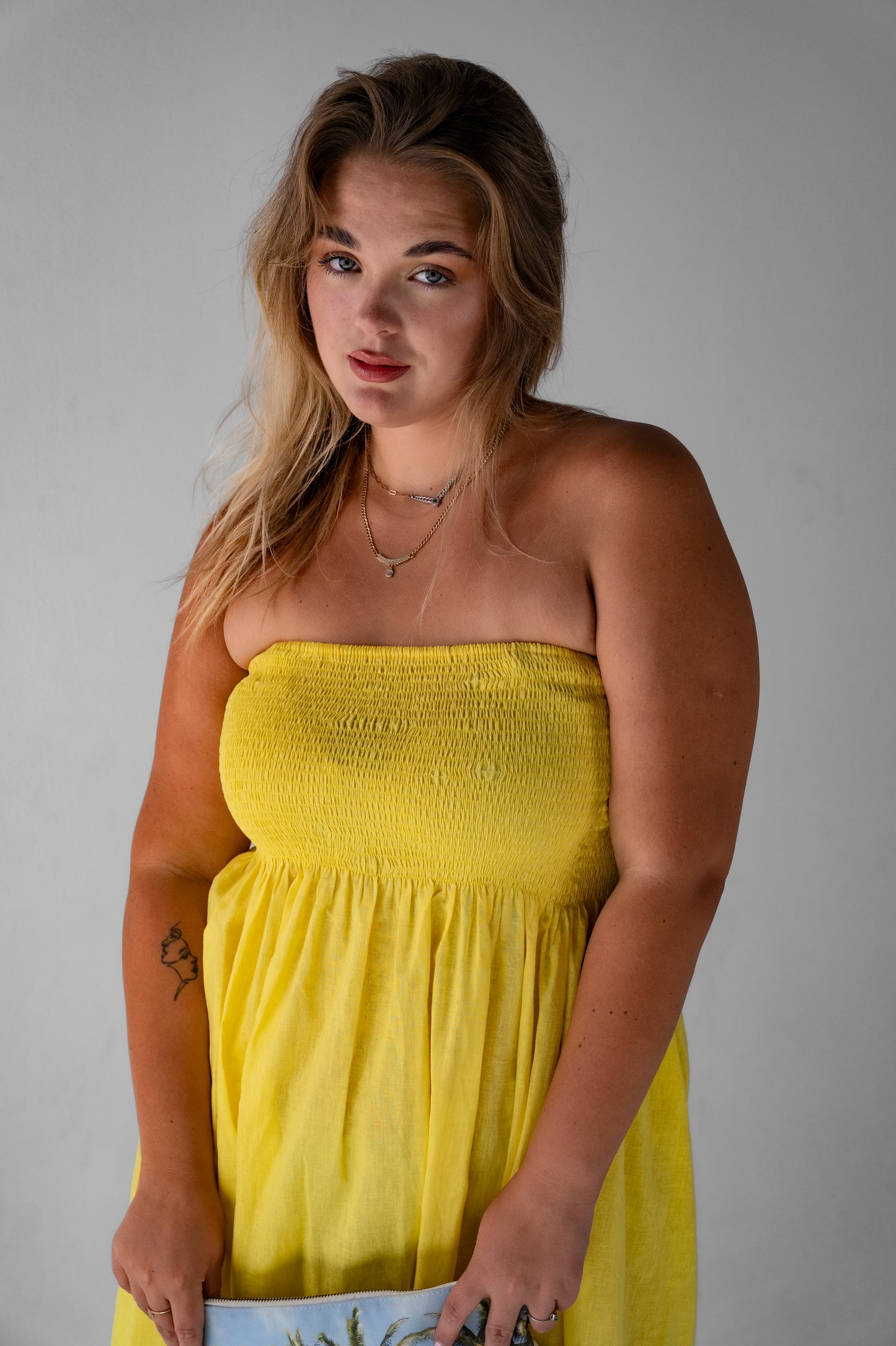 Marigold Smock Linen dress