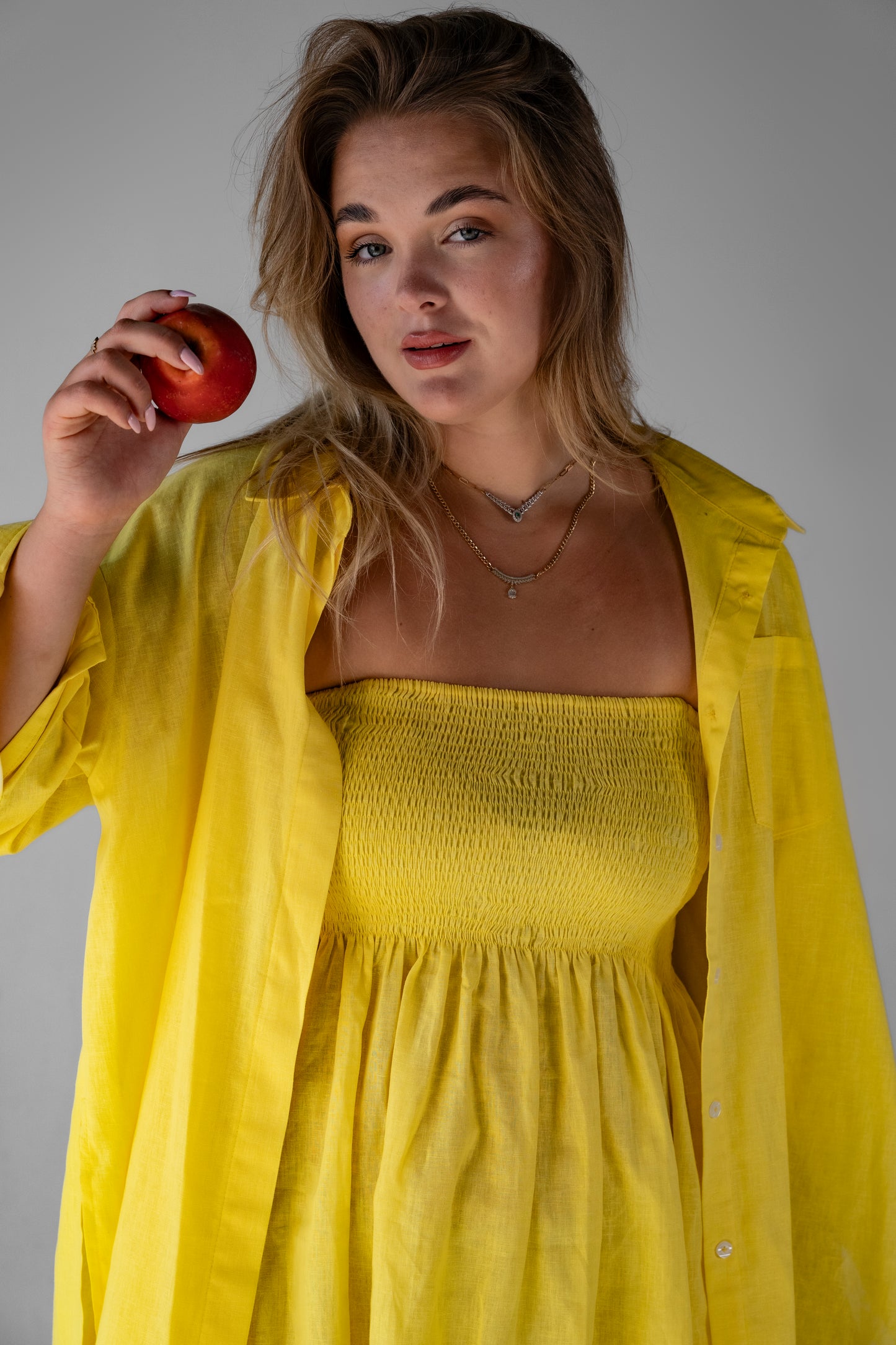 Marigold Orchard Linen Shirt