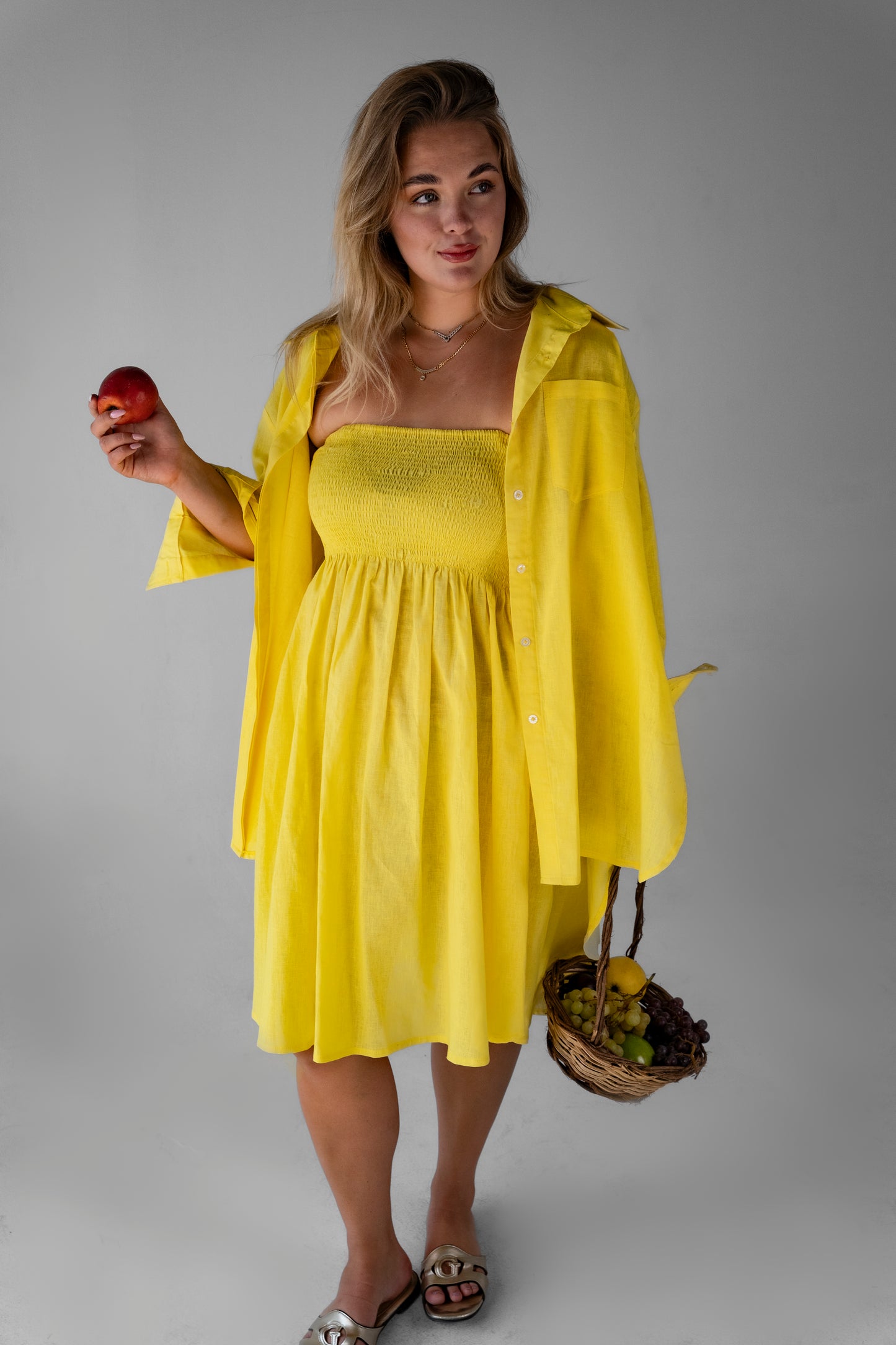 Marigold Orchard Linen Shirt