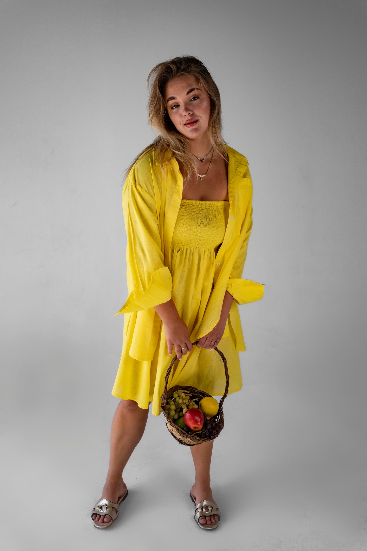 Marigold Orchard Linen Shirt
