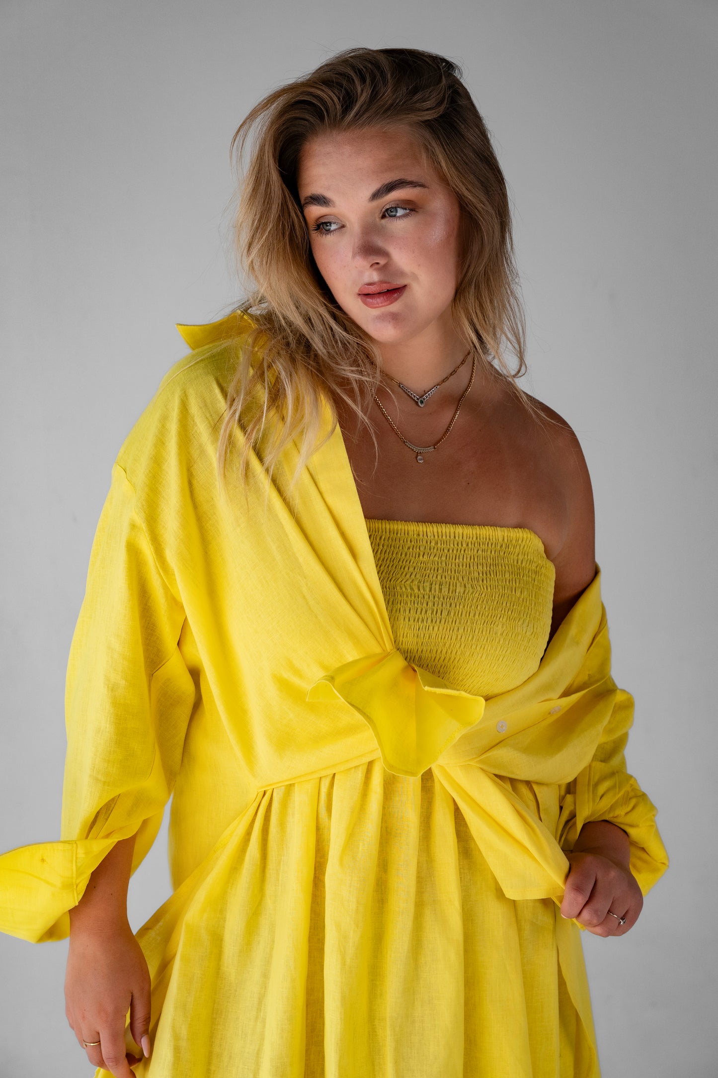 Marigold Orchard Linen Shirt