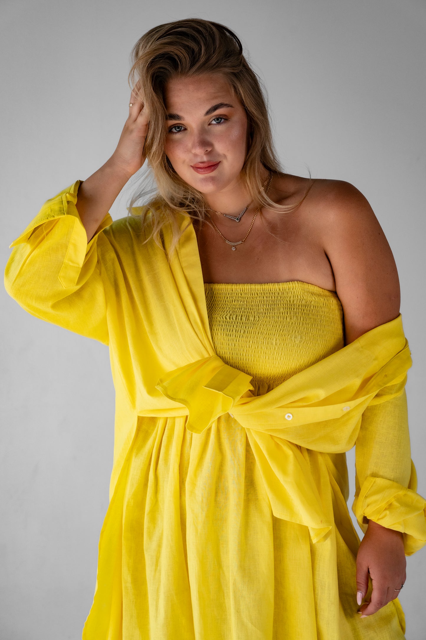 Marigold Orchard Linen Shirt