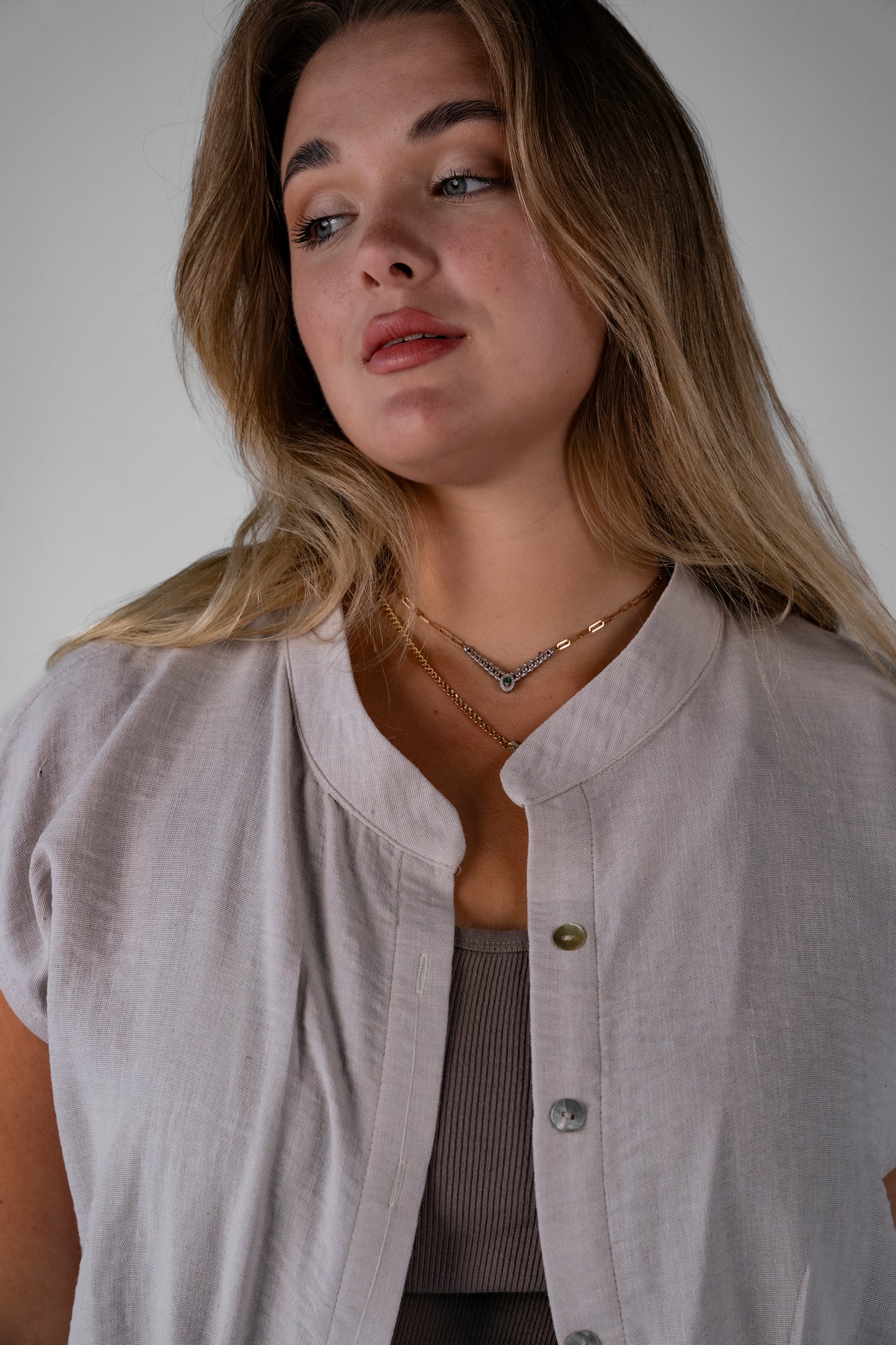 The Whisper Collar Top