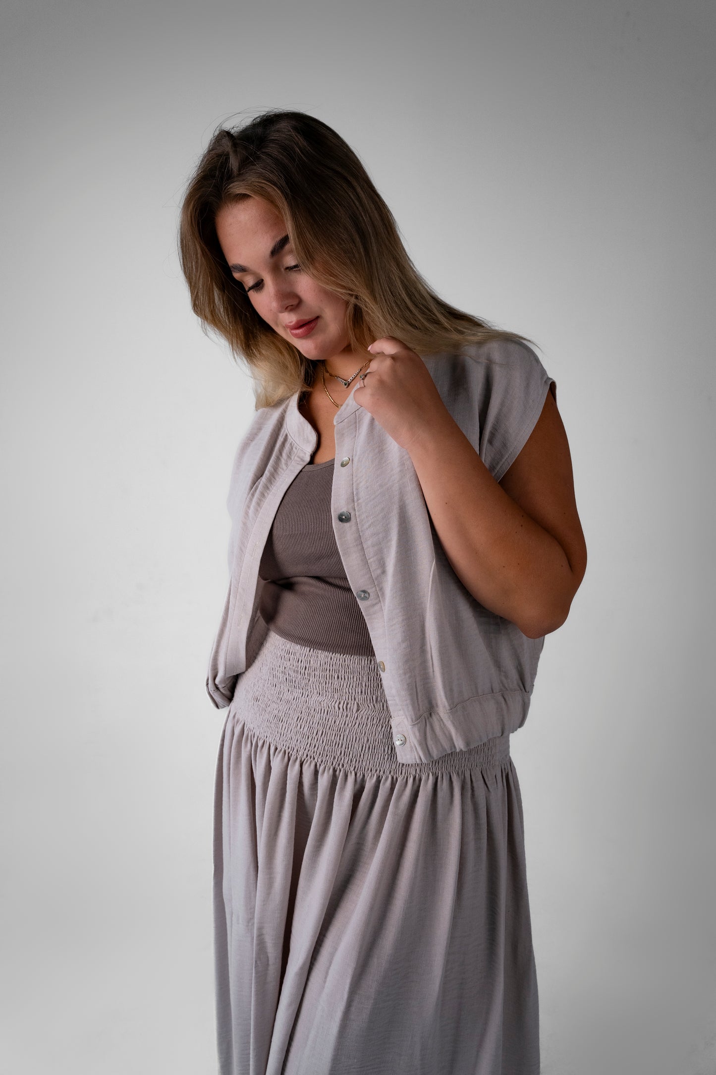 The Whisper Collar Top