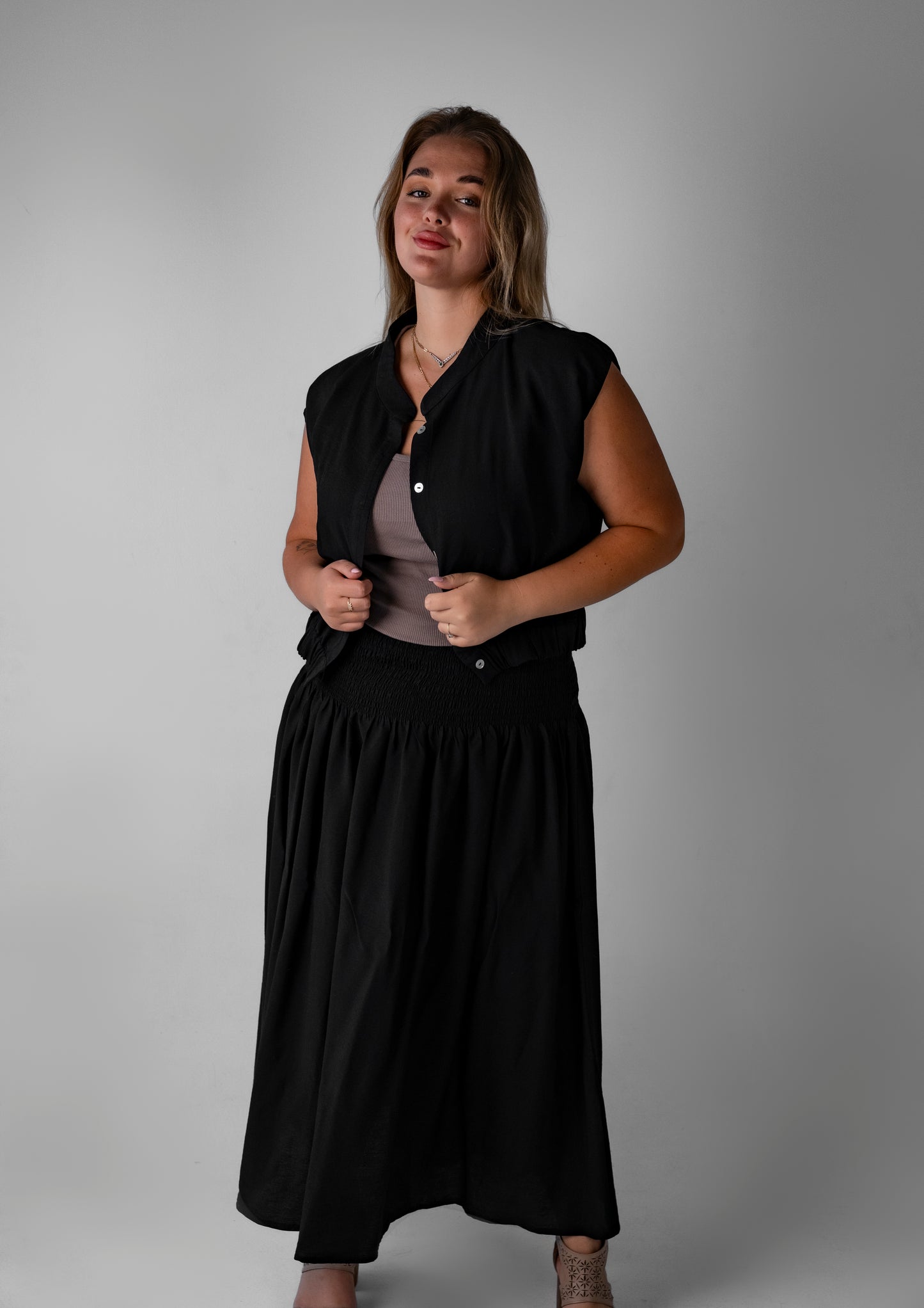 The Whisper Collar Top