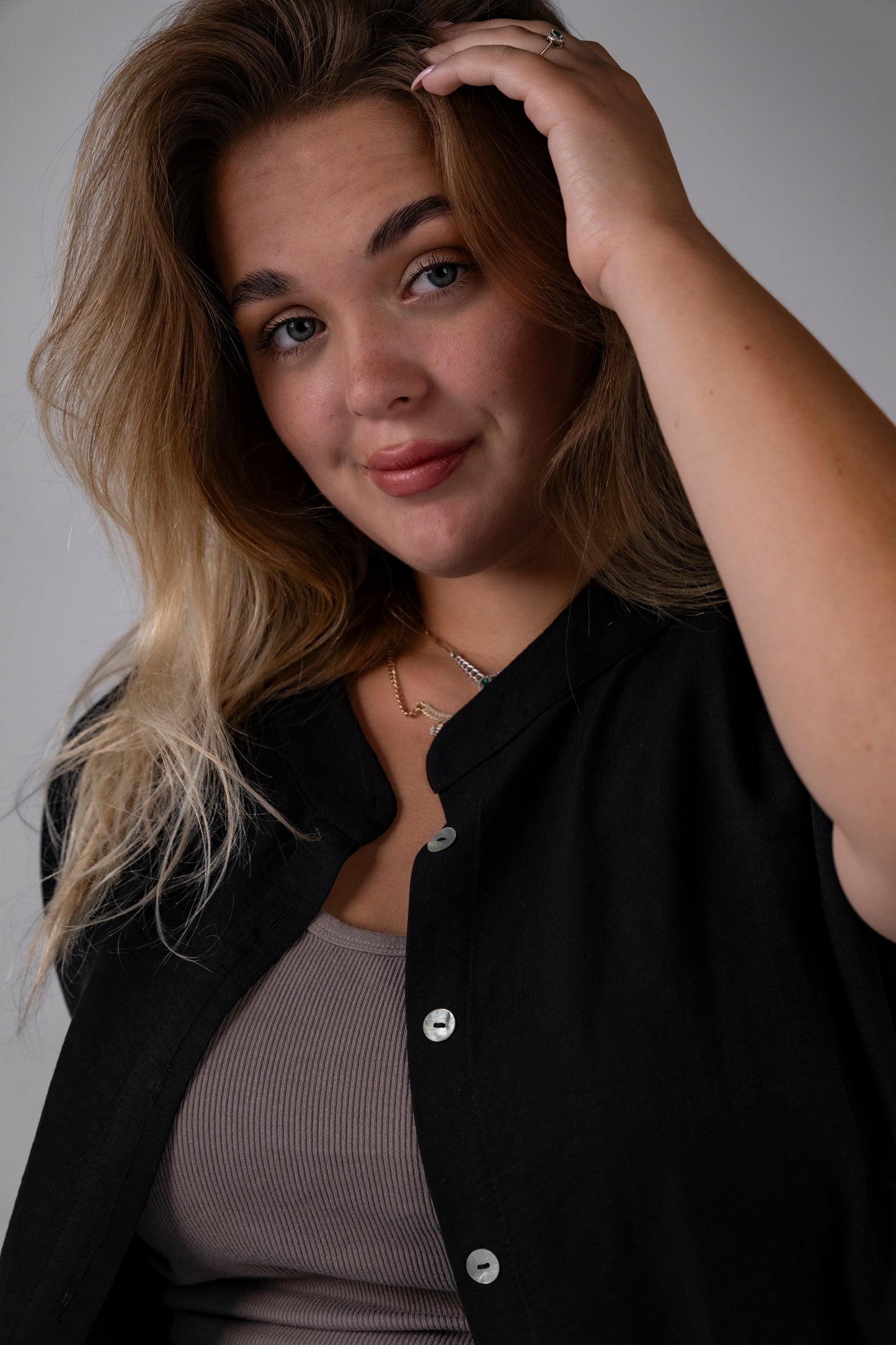 The Whisper Collar Top
