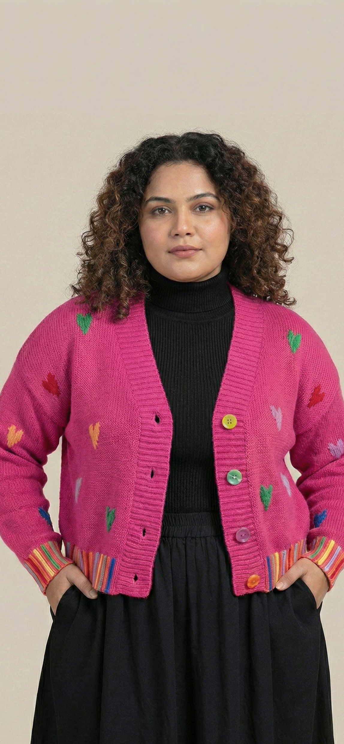 The Fuchsia Palette Knit