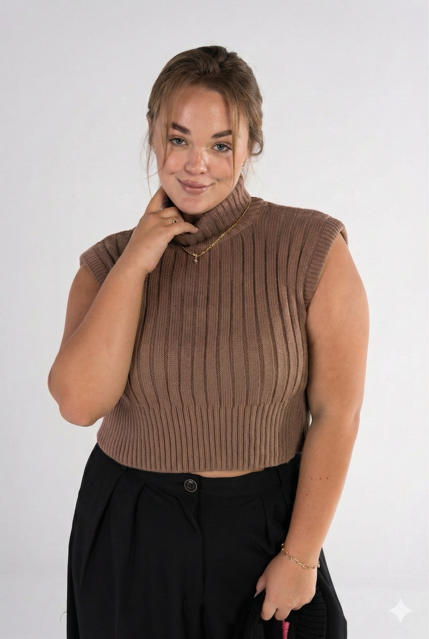 The Turtleneck Sleeveless Sweater