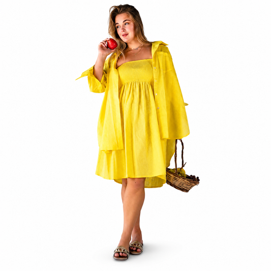 Marigold Orchard Linen Shirt