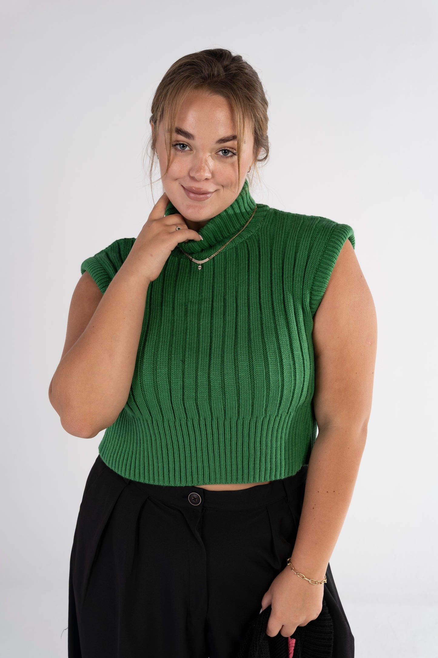 The Turtleneck Sleeveless Sweater