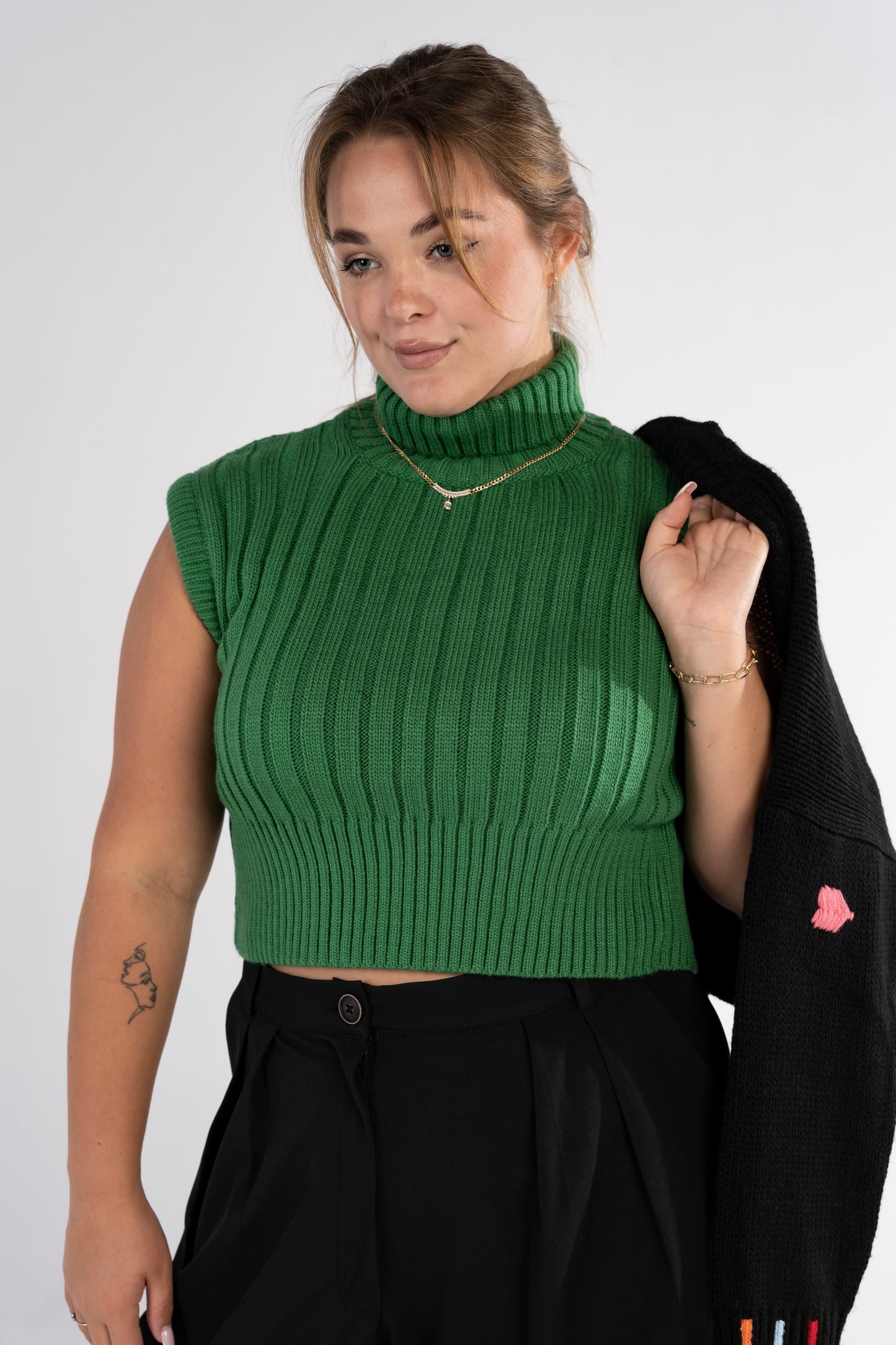 The Turtleneck Sleeveless Sweater