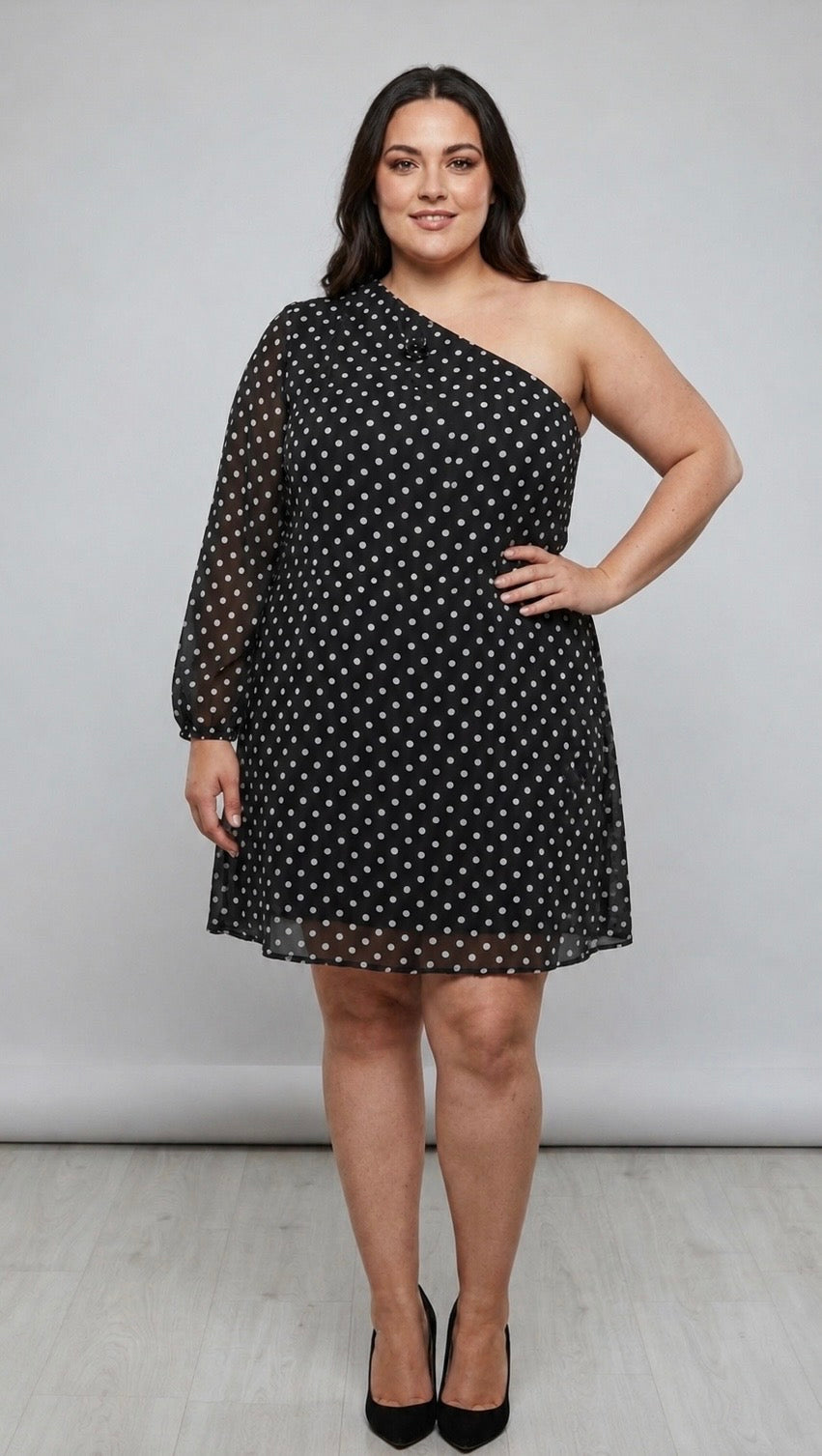 The Luna Polka Dress