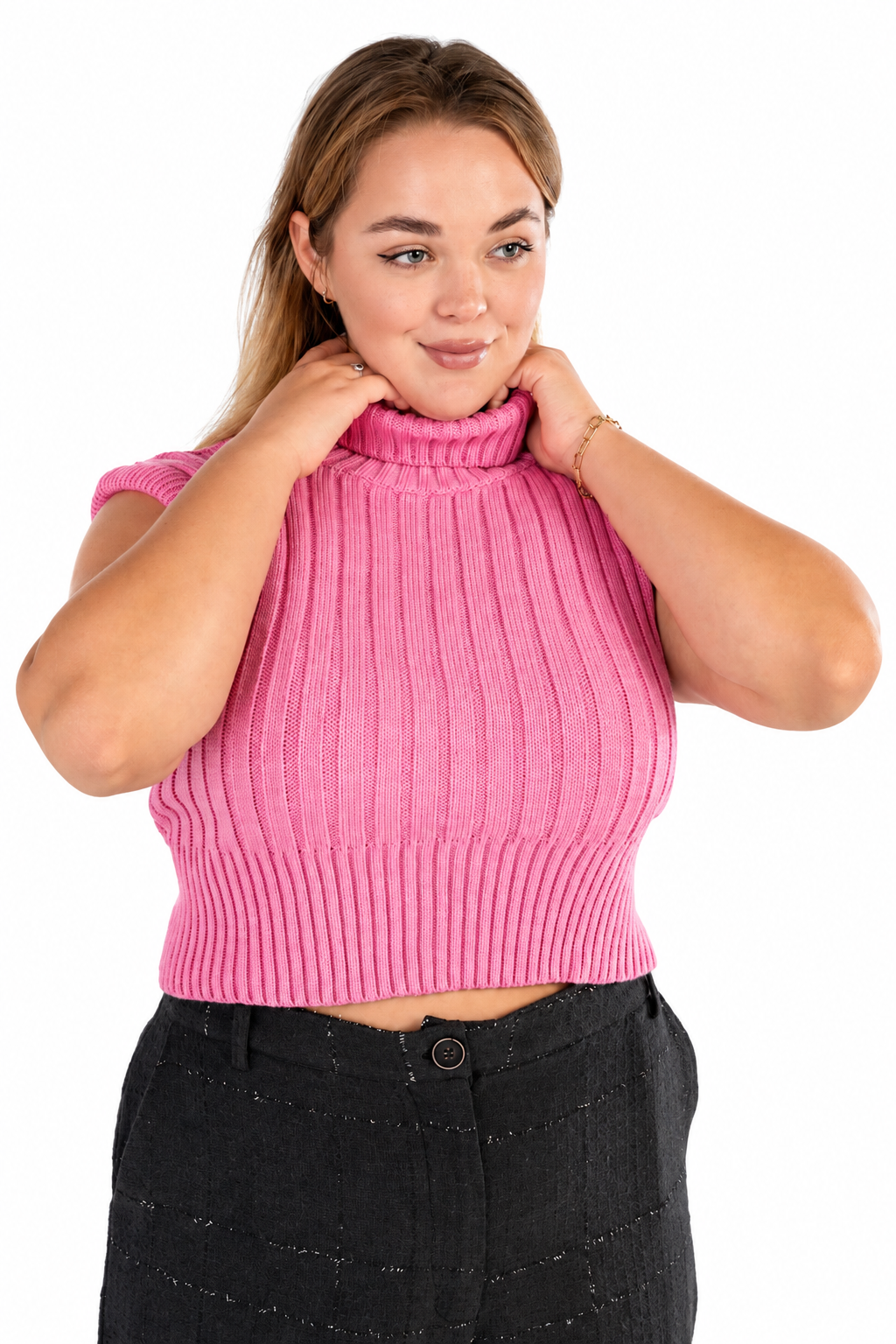 The Turtleneck Sleeveless Sweater