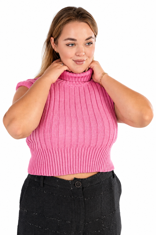 The Turtleneck Sleeveless Sweater