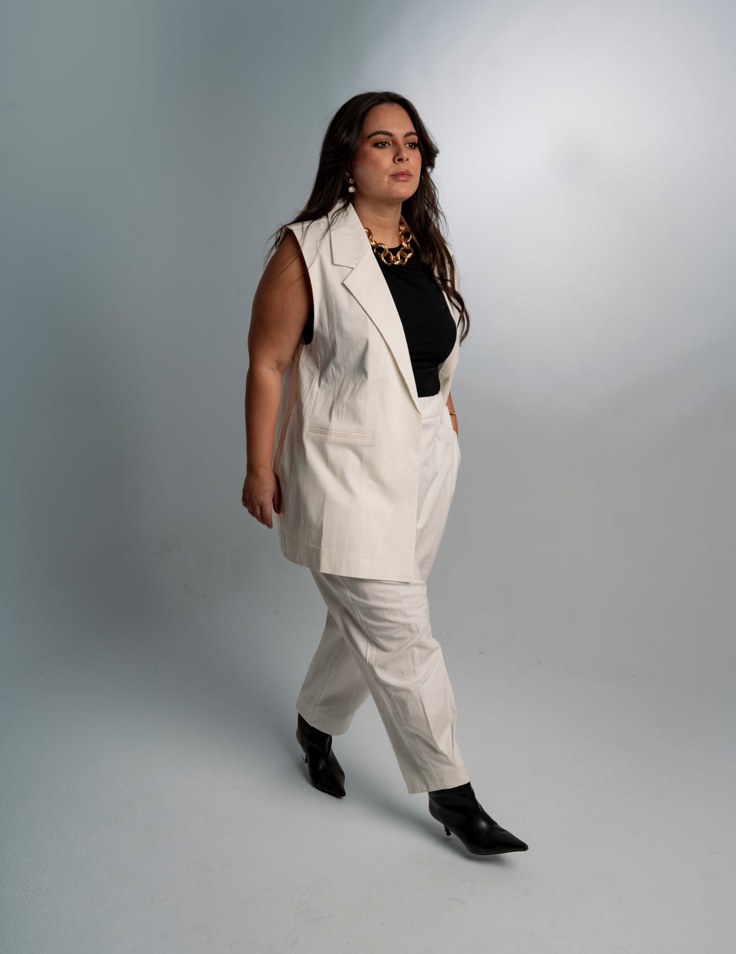 IVORY DUNE CARROT PANTS