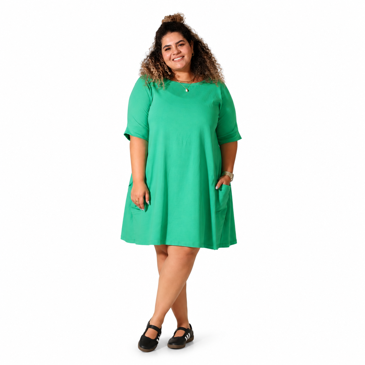 VIBRANT VERDE DRESS