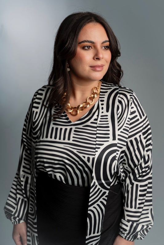 HARMONIC PATTERN BLOUSE
