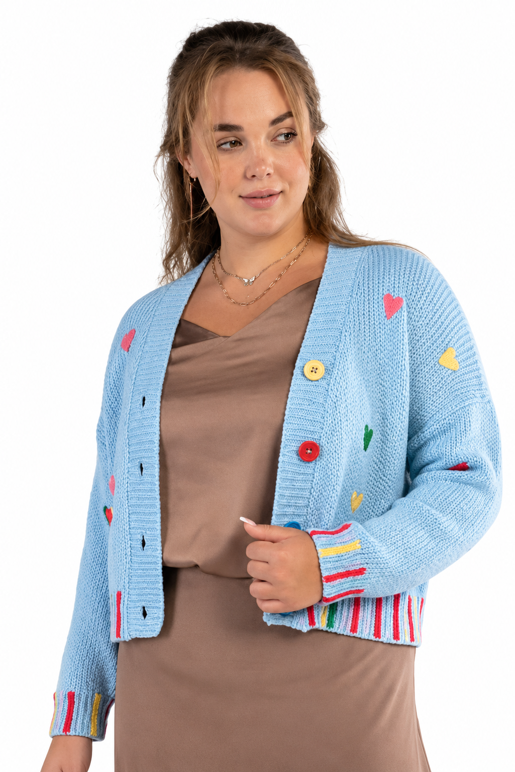 The Light Blue Pattern knit