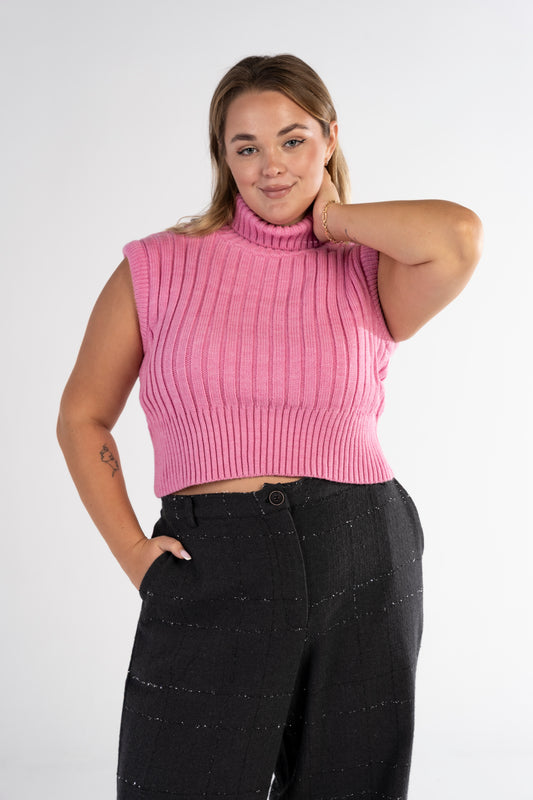 The Turtleneck Sleeveless Sweater