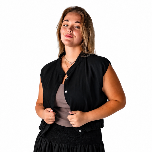The Whisper Collar Top