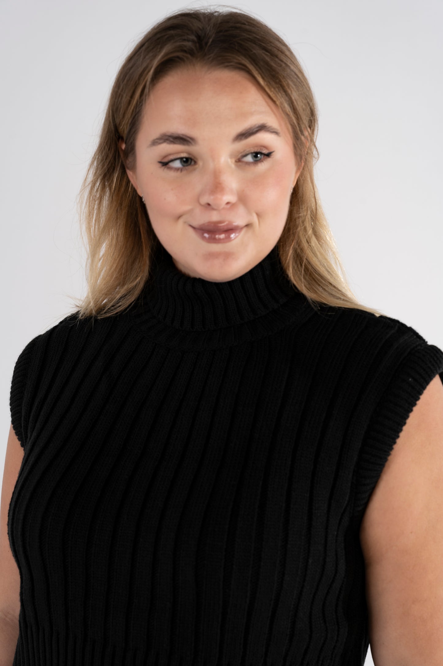 The Turtleneck Sleeveless Sweater