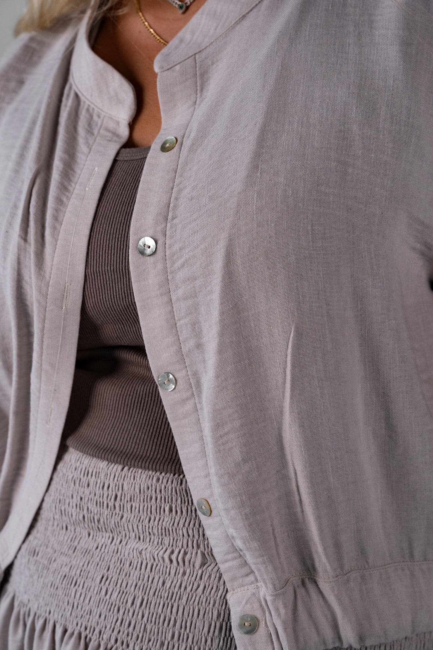 The Whisper Collar Top