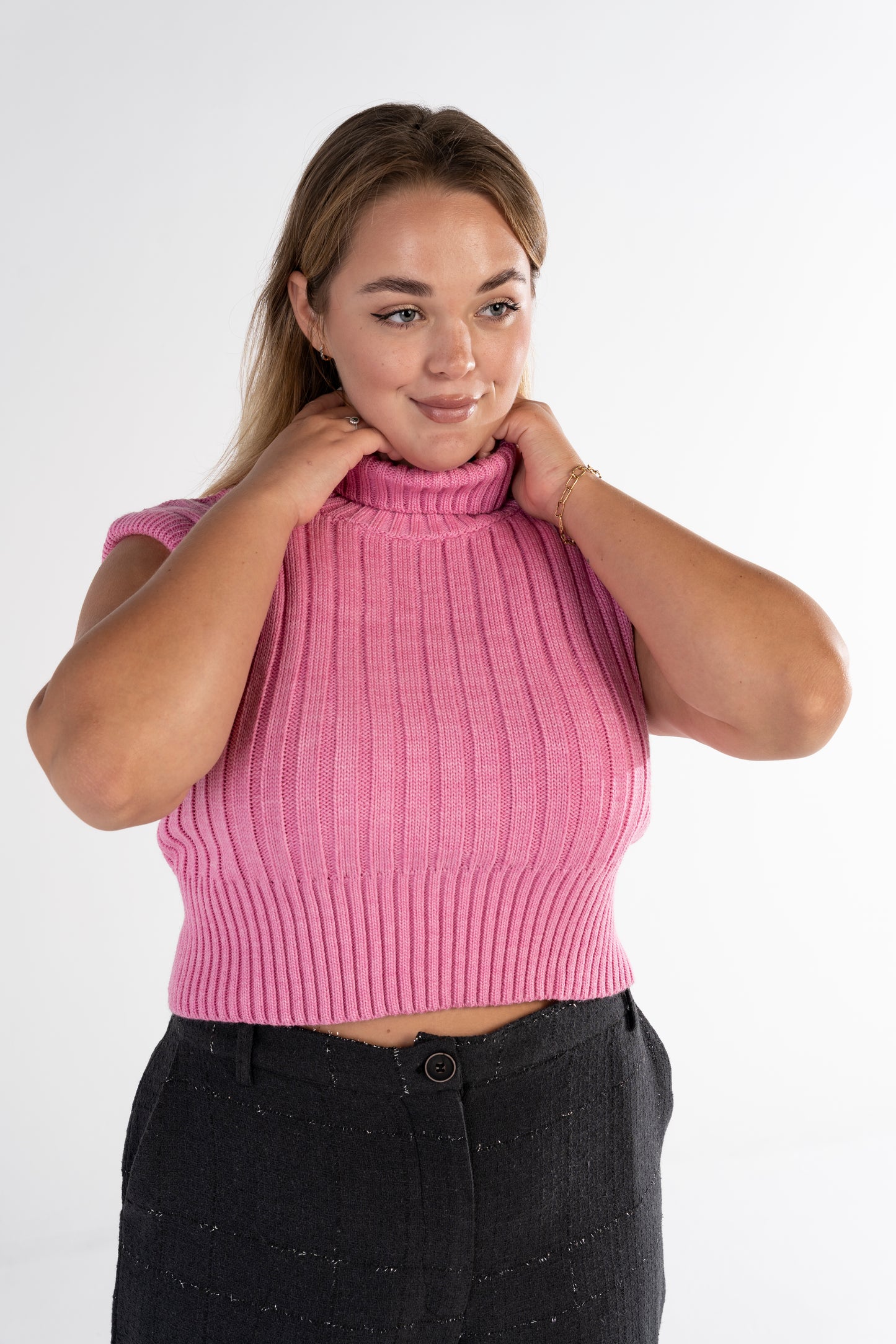 The Turtleneck Sleeveless Sweater