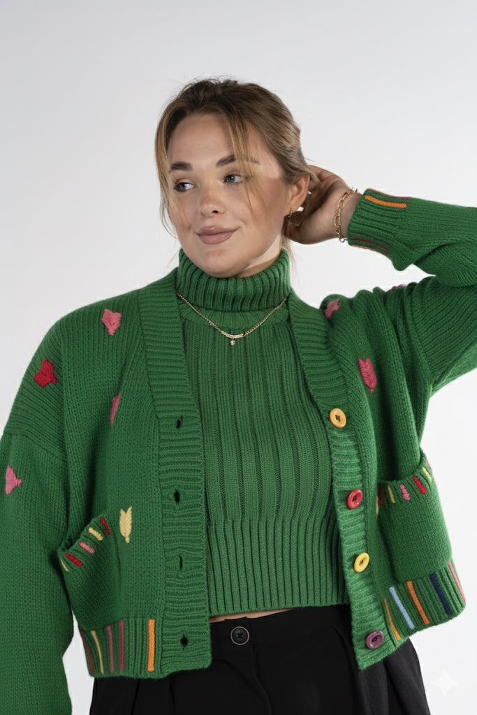 The Green Palette Knit