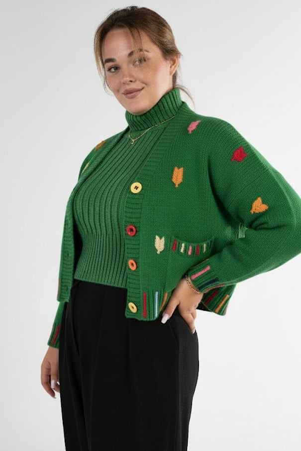 The Green Palette Knit